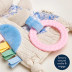 Bitzy Crinkle Sensory Toy w/Teether