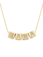 Block Necklace - MAMA