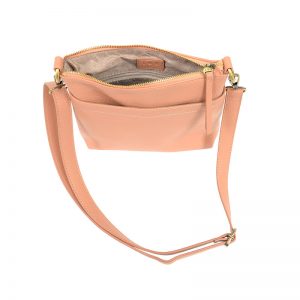 Blush Layla Top Zip Crossbody