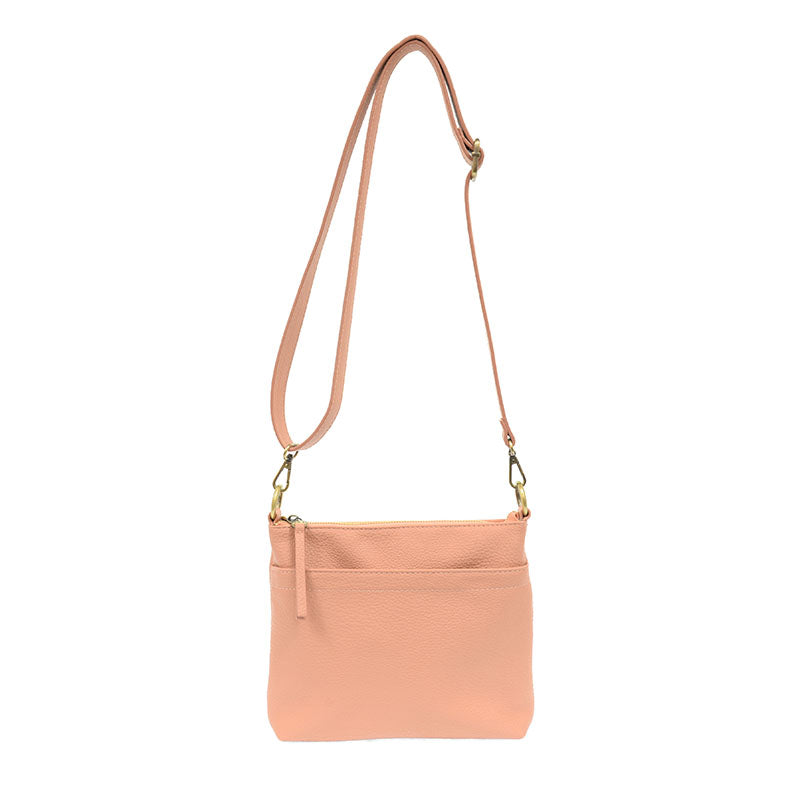 Blush Layla Top Zip Crossbody