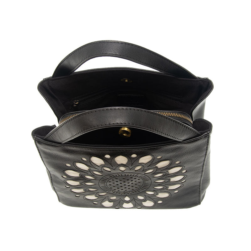 Flora Laser Cutout Crossbody