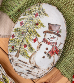 Frosty - Frosty Plate Etta B Pottery