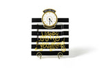 HE - Black Stripe Happy Everything Big Square Platter