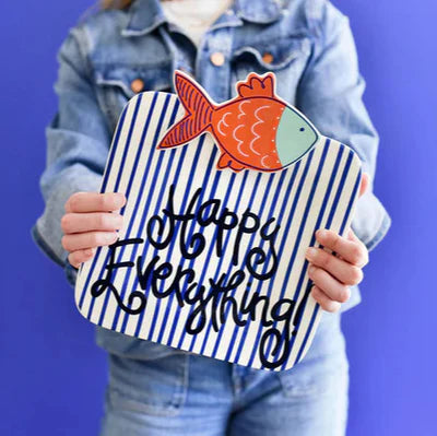 HE - Indigo Happy Everything 9.25 Mini Platter