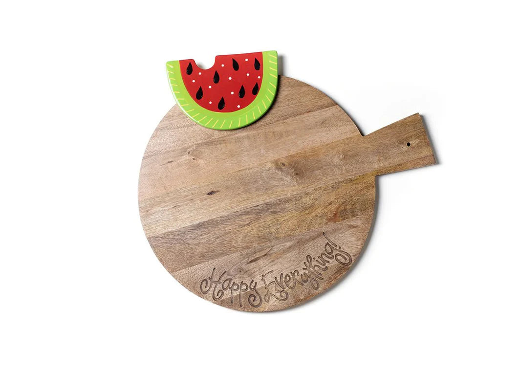 Happy Everything Big Wood 16 Serving Board