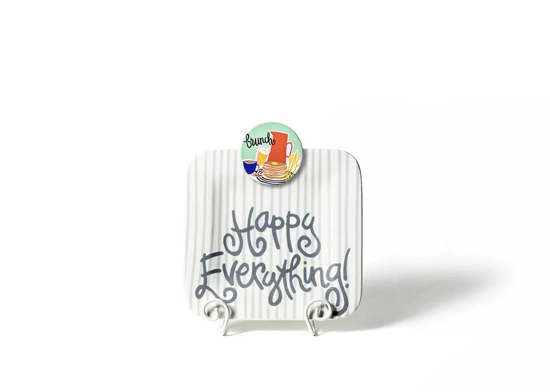Medium Swirl Plate Stand White