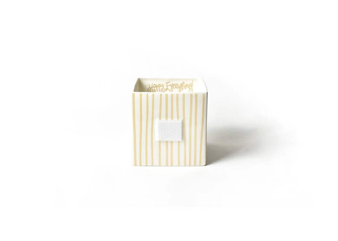 Neutral Small Dot Mini Nesting Cube-Small