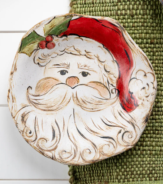 Santa Salad Plate 2024