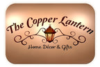 Logo of 'The Copper Lantern' with a copper background and lantern illustration.