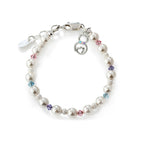 Swarovski Pearl/Crystal Bracelet w/Cat Charm (SM)