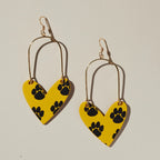 MU Paw-Print Sweethearts - Gold
