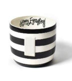 Black Stripe Happy Everything Big Bowl