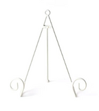 Large Swirl Plate Stand White