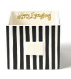 Black Stripe Mini Nesting Cube Medium