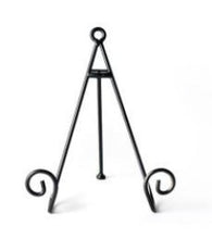 Load image into Gallery viewer, Medium Swirl Plate Stand Black