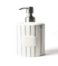 Load image into Gallery viewer, Stone Skinny Stripe Mini Cylinder Soap Pump