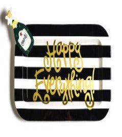 HE - Black Stripe Happy Everything Mini Rectangle Platter