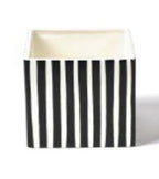 Black Stripe Mini Nesting Cube Medium