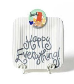 Medium Swirl Plate Stand White