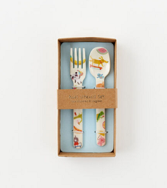 Animal Kids Spoon & Fork Set