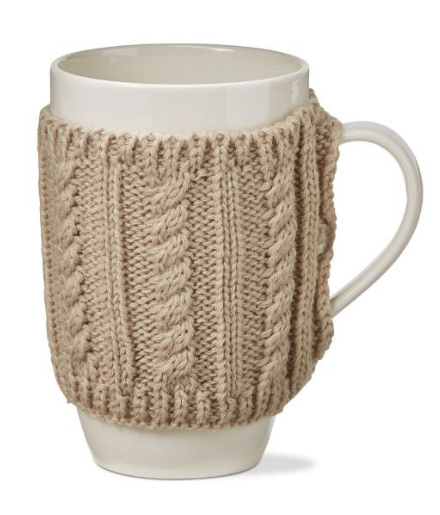 WARM WISHES SWEATER MUG TAUPE